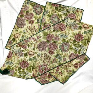 Floral Tapestry Placemats & Runner